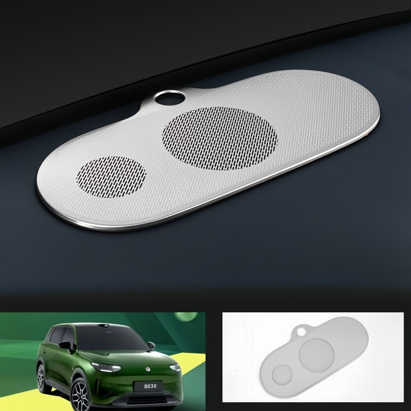 Dashboard Stainless Steel Speaker Cover for Leapmotor B03X