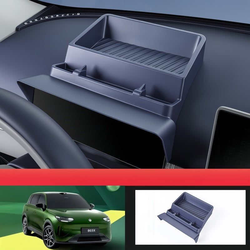 8.8" Dashboard Screen Rear Sunshade & Storage Box for Leapmotor B03X