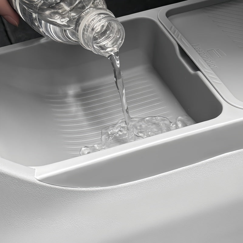 Dual-Layer Lower Center Console TPE Tray for Leapmotor B03X