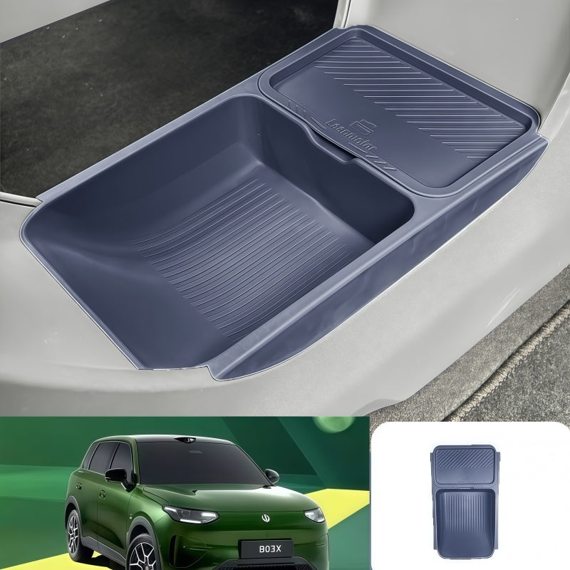 Dual-Layer Lower Center Console TPE Tray for Leapmotor B03X