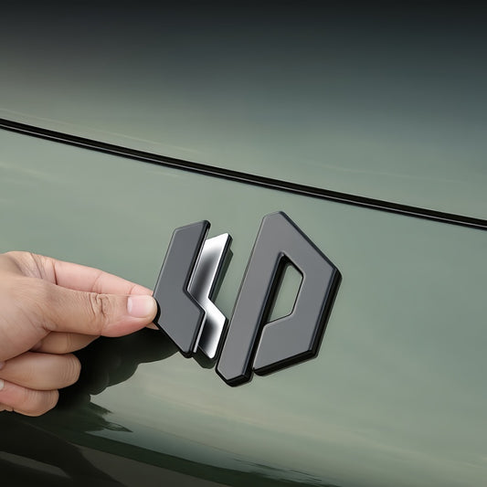 Gloss Black Logo Badge Covers for Leapmotor B03X