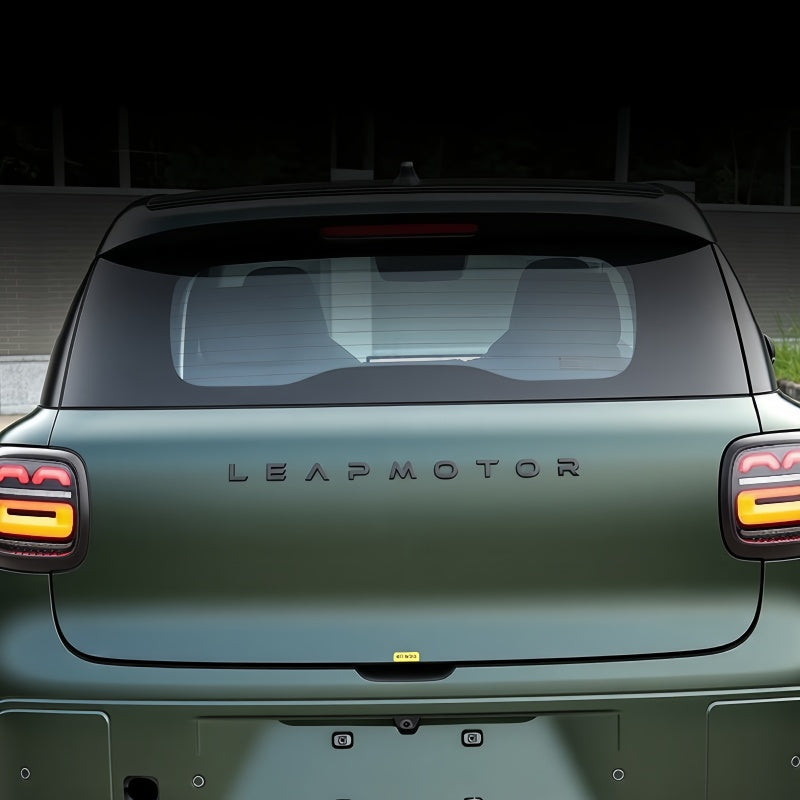 Gloss Black Logo Badge Covers for Leapmotor B03X