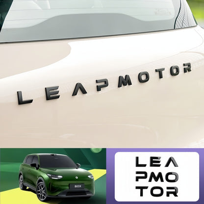 Gloss Black Logo Badge Covers for Leapmotor B03X