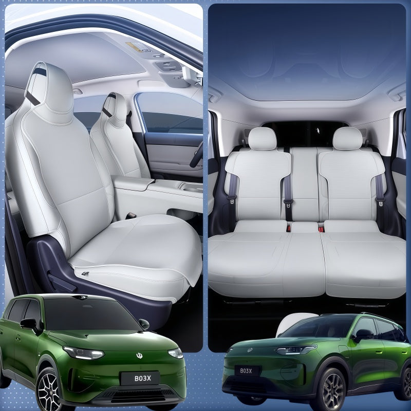 Breathable Leather Seat Cushion Cover for Leapmotor B03X