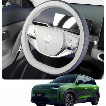 Leather Steering Wheel Cover for Leapmotor B03X