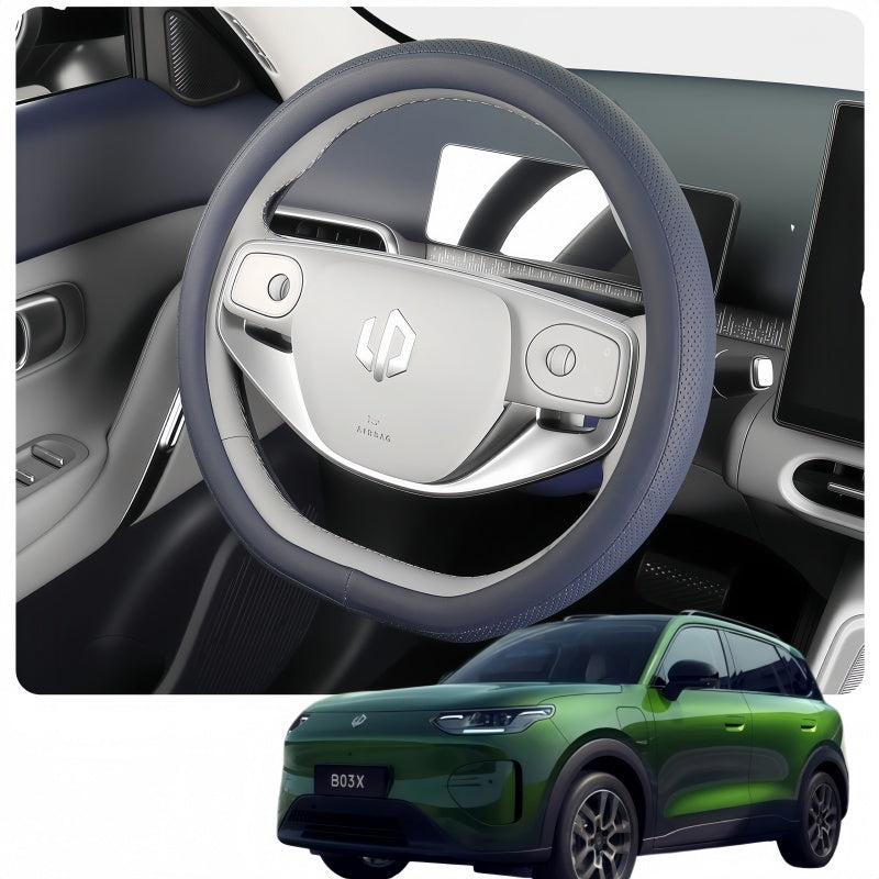 Leather Steering Wheel Cover for Leapmotor B03X