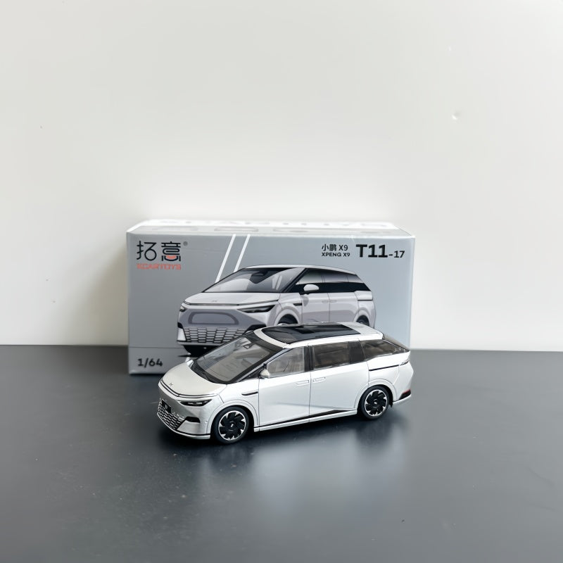Modelo de coche de simulación de aleación XPENG G6/G9/P7 escala 1:64