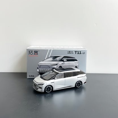 Modelo de coche de simulación de aleación XPENG G6/G9/P7 escala 1:64