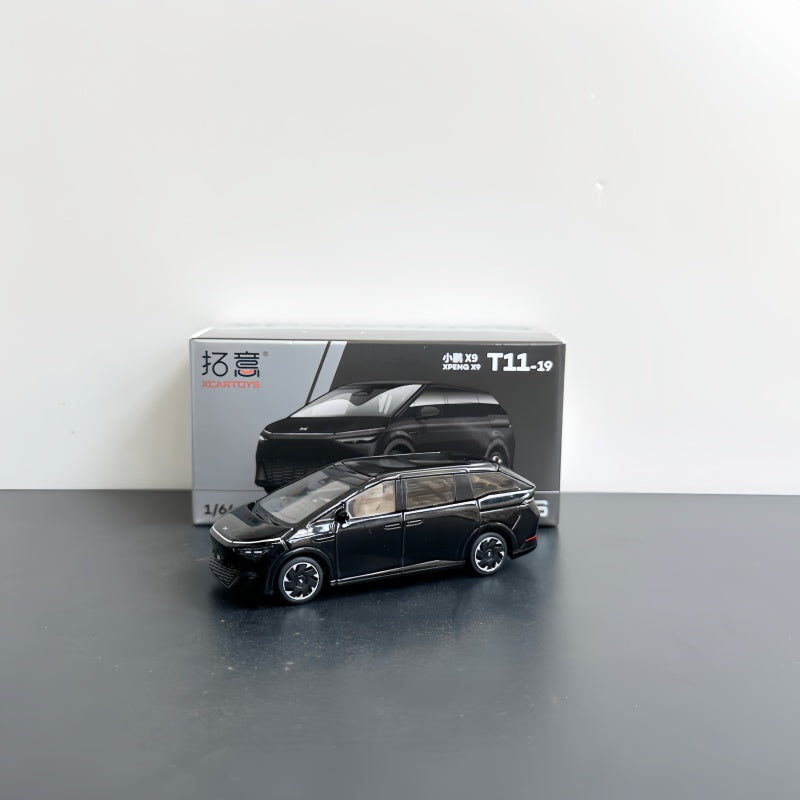 Modelo de coche de simulación de aleación XPENG G6/G9/P7 escala 1:64