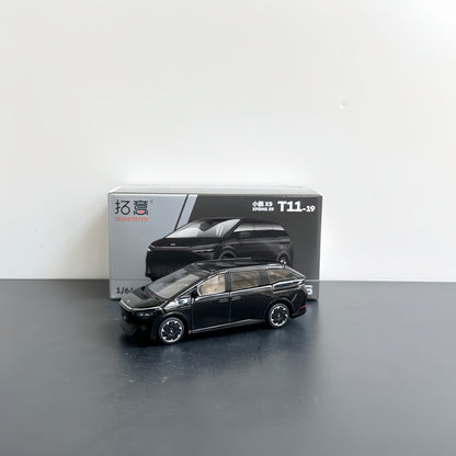 Modelo de coche de simulación de aleación XPENG G6/G9/P7 escala 1:64