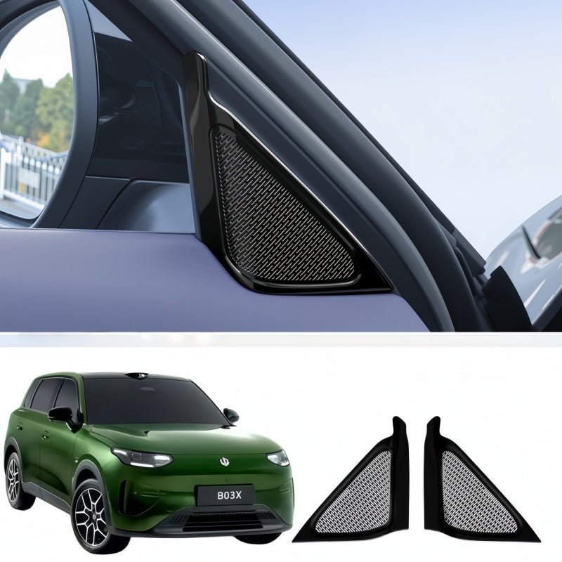 A-Pillar Stainless Steel Speaker Cover for Leapmotor B03X - NICE EVS