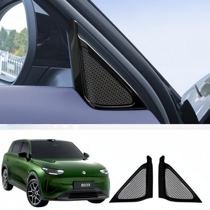 A-Pillar Stainless Steel Speaker Cover for Leapmotor B03X - NICE EVS