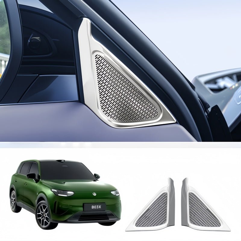 A-Pillar Stainless Steel Speaker Cover for Leapmotor B03X - NICE EVS