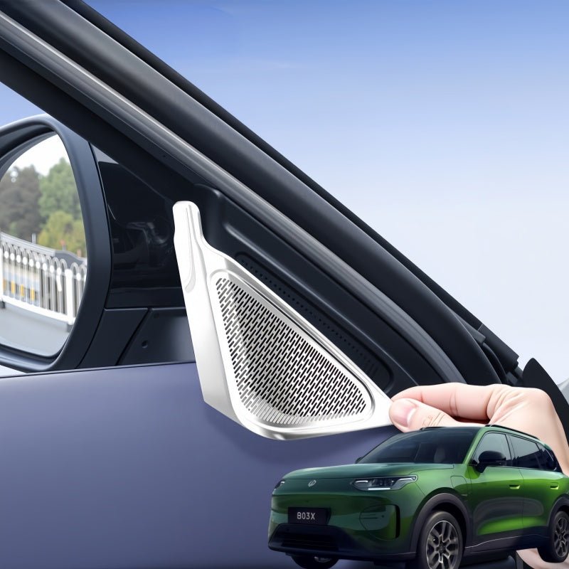 A-Pillar Stainless Steel Speaker Cover for Leapmotor B03X - NICE EVS