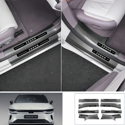 ABS Carbon‑Fiber Door Sill Protector Trim for Zeekr 7GT - NICE EVS