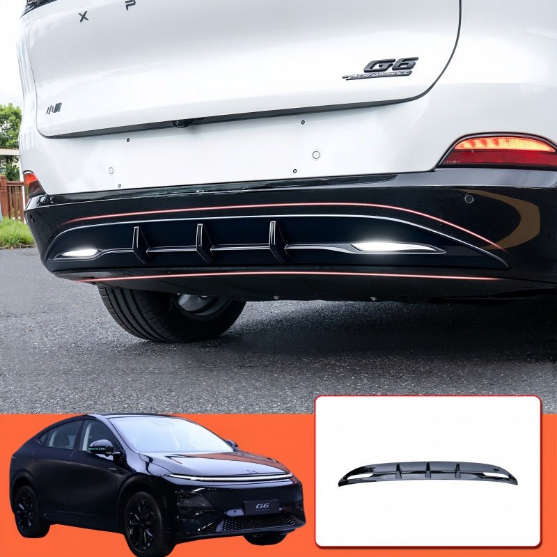ABS Rear Bumper Diffuser Decorative Cover for 2023-2026 XPENG G6 - NICE EVS
