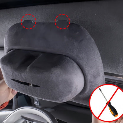 ABS Suede Car Sunglasses Storage Box for 2026 XPENG P7+ - NICE EVS