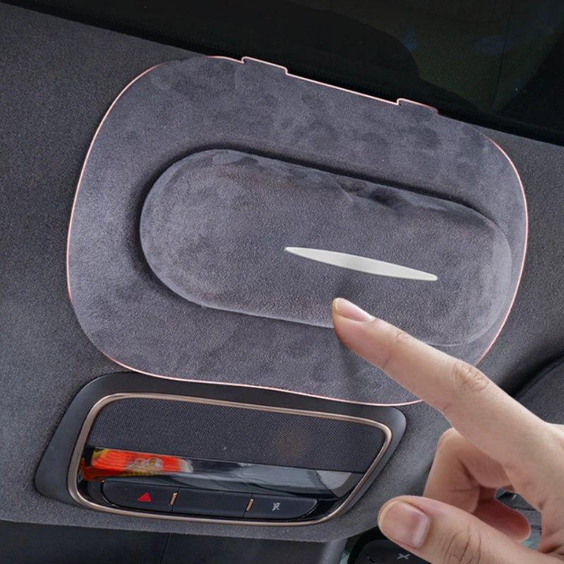 ABS Suede Car Sunglasses Storage Box for 2026 XPENG P7+ - NICE EVS