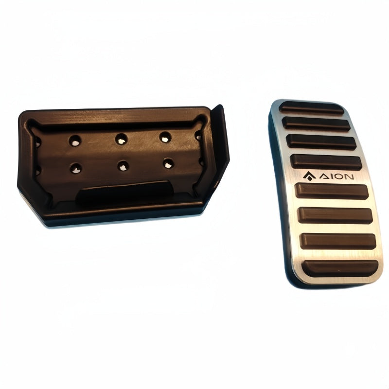 Brushed Aluminum Performance Pedal Covers for Aion UT/RT/V