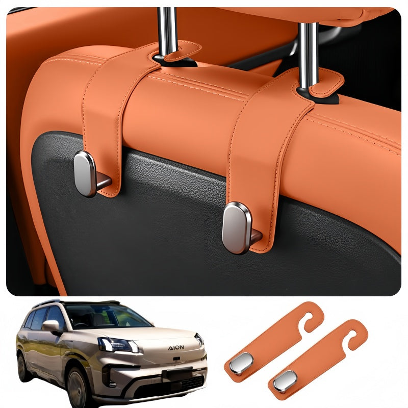 Leather Seat Back Hooks for Aion UT/V/RT