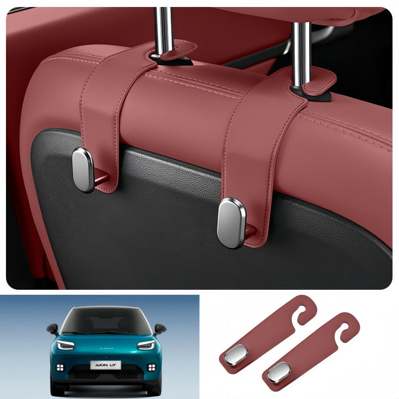 Leather Seat Back Hooks for Aion UT/V/RT