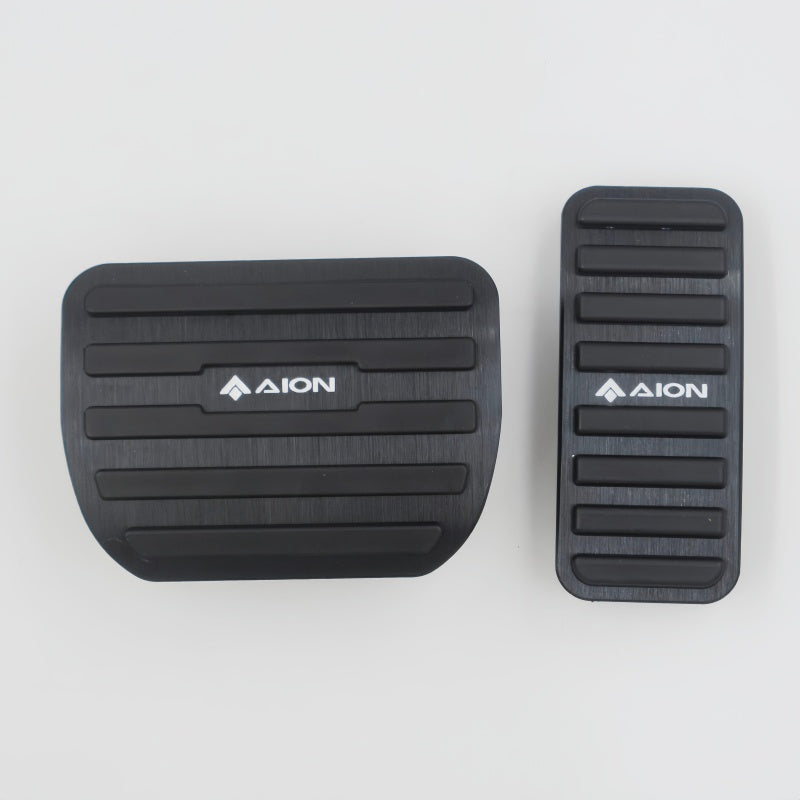 Brushed Aluminum Performance Pedal Covers for Aion UT/RT/V