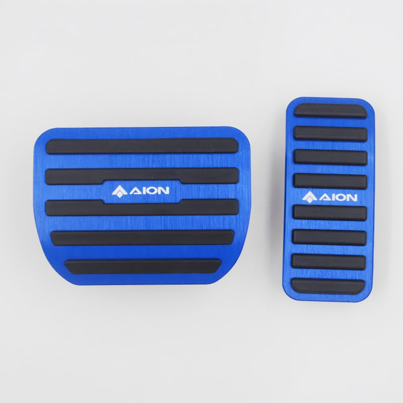 Brushed Aluminum Performance Pedal Covers for Aion UT/RT/V
