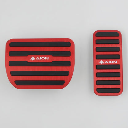 Brushed Aluminum Performance Pedal Covers for Aion UT/RT/V