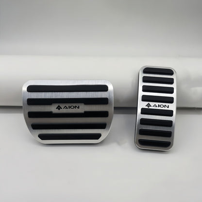 Brushed Aluminum Performance Pedal Covers for Aion UT/RT/V