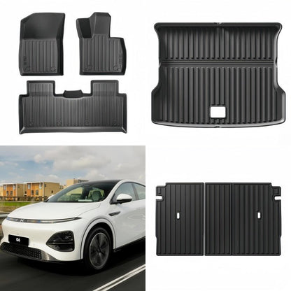 All - Weather Floor Mats & Trunk Mats for RHD XPeng G6 - NICE EVS