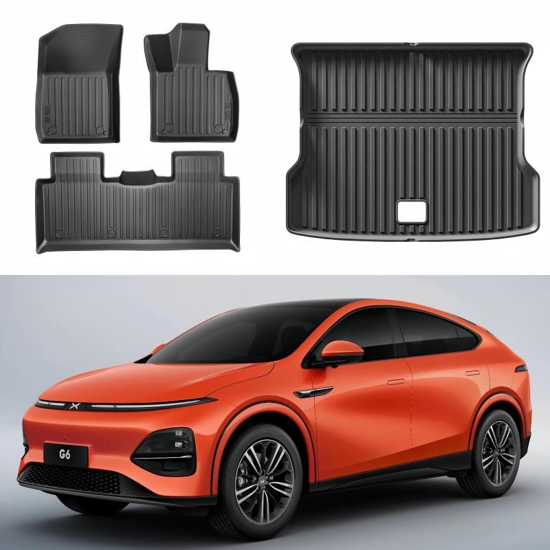 All - Weather Floor Mats & Trunk Mats for RHD XPeng G6 - NICE EVS