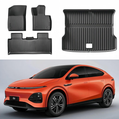 All - Weather Floor Mats & Trunk Mats for RHD XPeng G6 - NICE EVS