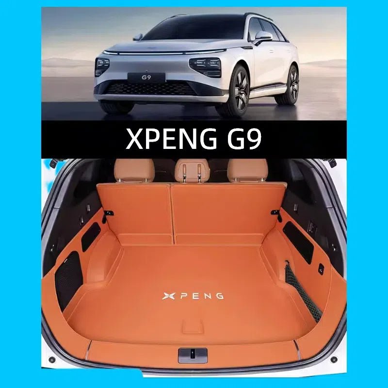 All - Weather Leather Trunk Mat for Xpeng G9 - NICE EVS