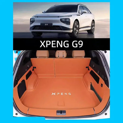 All - Weather Leather Trunk Mat for Xpeng G9 - NICE EVS