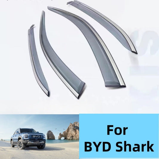 All-Weather Window Visors for BYD Shark (4 Pcs) - NICE EVS