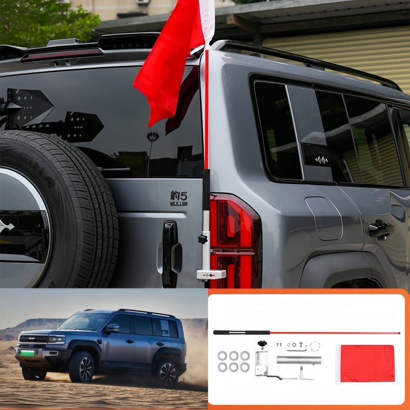 Antenna & Flag Pole Mount Bracket for BYD Leopard 5 & Denza B5 - NICE EVS