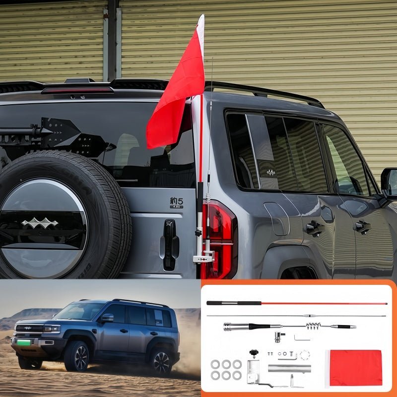 Antenna & Flag Pole Mount Bracket for BYD Leopard 5 & Denza B5 - NICE EVS