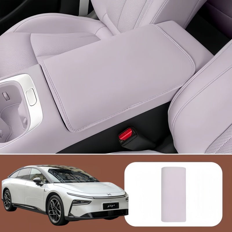 Armrest Box Nappa Leather Cover for 2026 Xpeng P7+ - NICE EVS