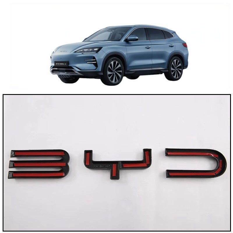 Black Emblem Sticker for BYD Seal U/Sealion 6/Song Plus - NICE EVS