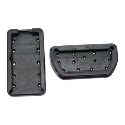 Brushed Aluminum Anti - Slip Performance Pedal Covers for Geely - NICE EVS
