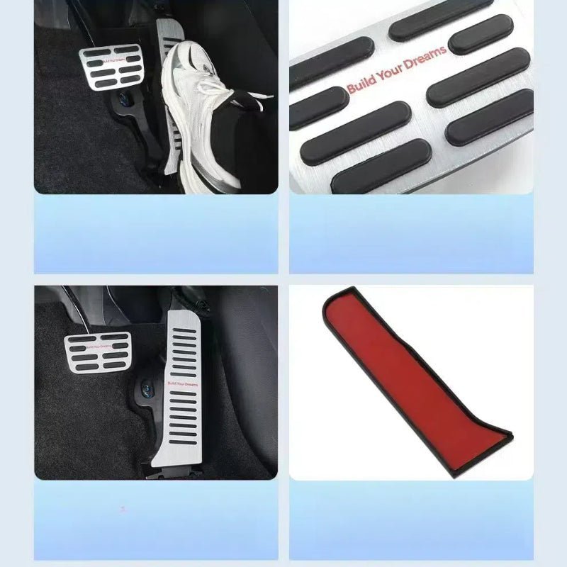 Brushed Aluminum Pedal for BYD - NICE EVS