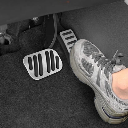 Brushed Aluminum Performance Pedal Covers for BYD Sealion 5 DM-i - NICE EVS