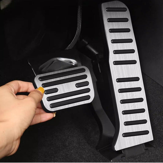 Brushed Aluminum Performance Pedal Covers for BYD Sealion 7/Sealion 8 - NICE EVS