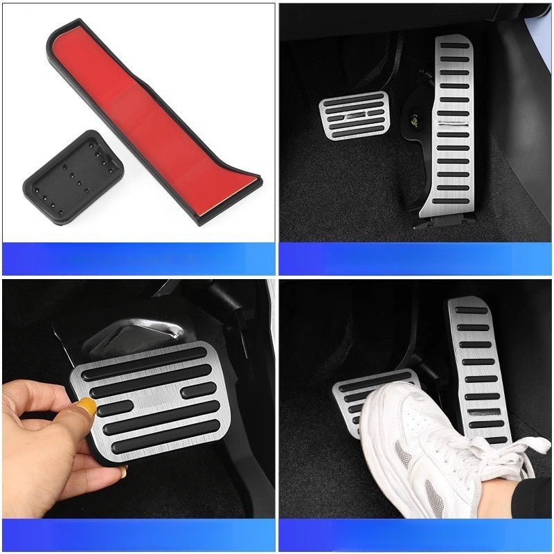 Brushed Aluminum Performance Pedal Covers for BYD Sealion 7/Sealion 8 - NICE EVS