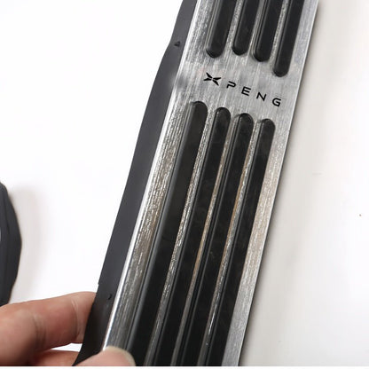 Brushed Aluminum Performance Pedal Covers for Xpeng G6 G9 P7 P7+ - NICE EVS