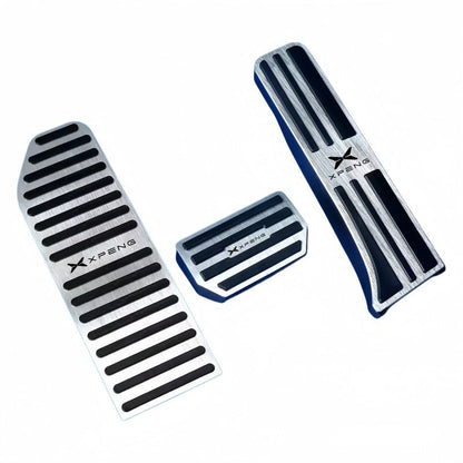 Brushed Aluminum Performance Pedal Covers for Xpeng G6 G9 P7 P7+ - NICE EVS