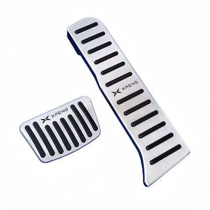 Brushed Aluminum Performance Pedal Covers for Xpeng G6 G9 P7 P7+ - NICE EVS