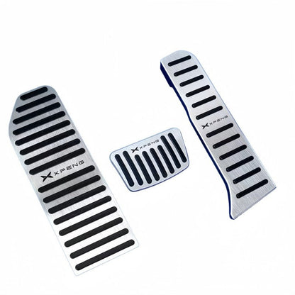Brushed Aluminum Performance Pedal Covers for Xpeng G6 G9 P7 P7+ - NICE EVS