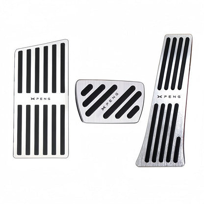 Brushed Aluminum Performance Pedal Covers for Xpeng G6 G9 P7 P7+ - NICE EVS