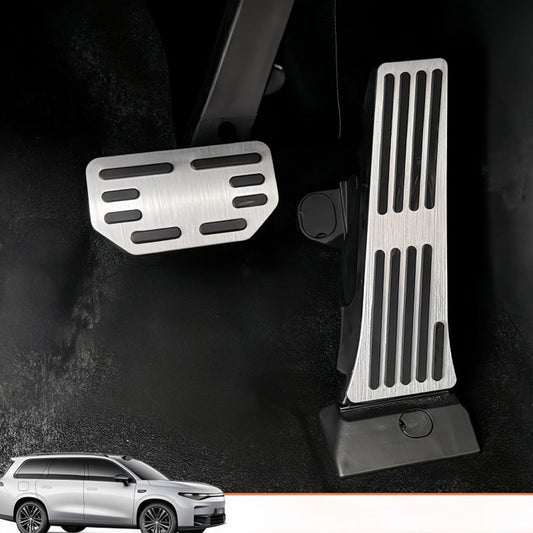 Brushed Aluminum Performance Pedals for Leapmotor (2Pcs) - NICE EVS